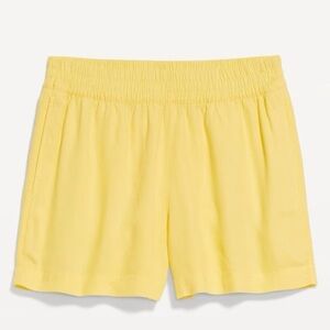 Old Navy NWT Linen Blend 4” High Waist Shorts